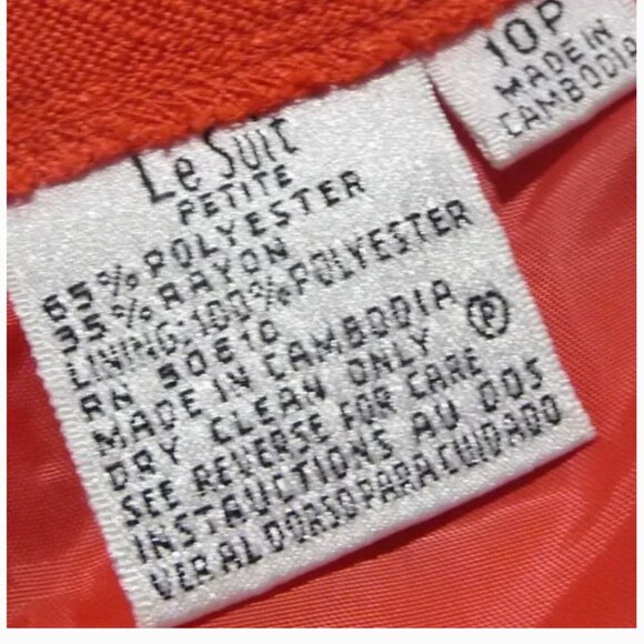 LE SUIT SIZE 10 PETITE SKIRT AND BLAZER SET - Picture 7 of 11